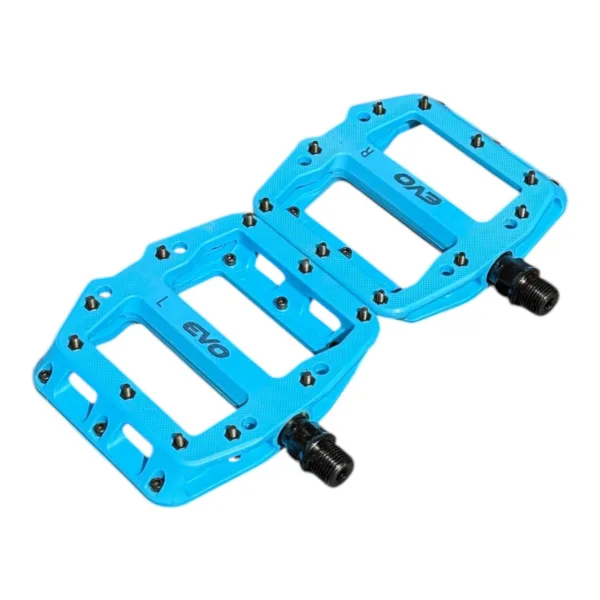 Evo Freerider Rulmanlı ve Çivili Platform Pedal Mavi - Görsel 3