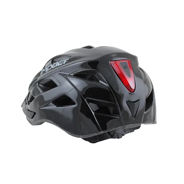 Impact Commur Işıklı Siyah Kask - Görsel 3